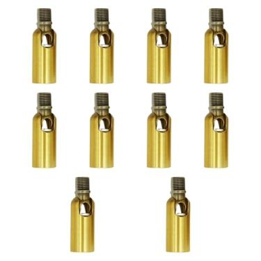 Imagem de Generic 10x Cabeça Universal para Luminária de Teto Lustres Acessório de Metal Instalação Simples Cabeça de Direção Resistente para Acessórios Casa, Latão Velho