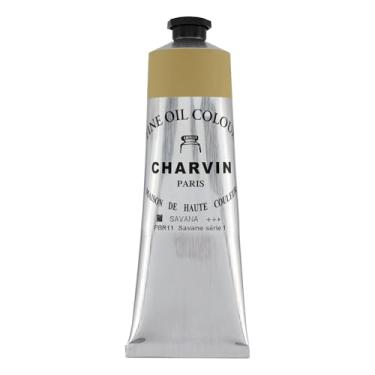 Imagem de Charvin Fine Oil Paint - Tinta a óleo francesa profissional de luxo, exibindo os pigmentos da natureza, consistência cremosa com vivacidade - Tubo único de 150 ml - Savannah