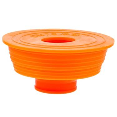 Imagem de Uonlytech — Preventor de refluxo de drenagem de silicone à prova de odor para máquina de lavar em casa, plugue de drenagem para banheiro (laranja)