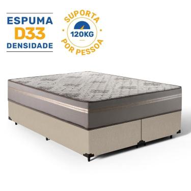 Imagem de Cama Box com Colchão de Espuma D33 Millenium One Face King 193cm