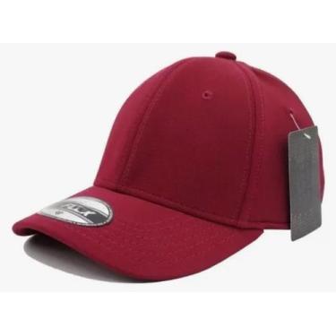 Imagem de Boné Trucker Adulto Unissex Liso Aba Curva Com Ajuste - LTX, Vermelho,