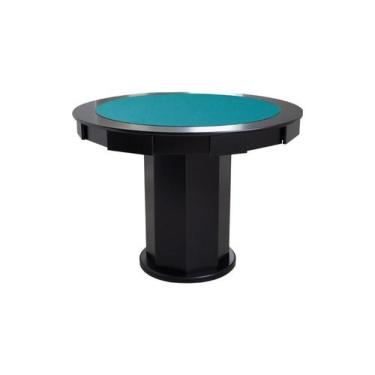 Imagem de Mesa de Carteado com Gavetas e Porta copos - 1,37x0,80 - Sem xadrez - 