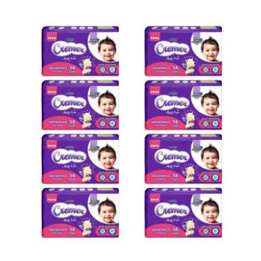 Imagem de Kit Fralda Cremer Jumbinho - Tam  Grandinhos - ATACADO BARATO - 112 Un