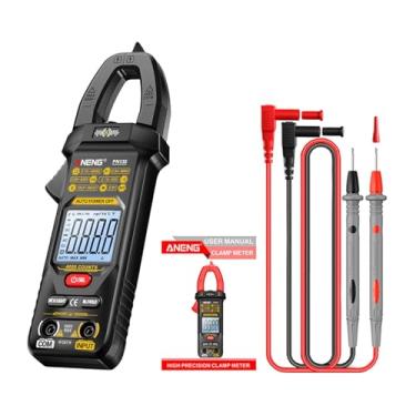 Imagem de oshhni Alicate Amperímetro Digital Desligamento Automático Portátil NCV, Resistência, Capacitância, Ferramenta de Teste de Fio Vivo Multi Testador Medidor de, Preto