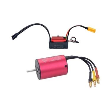 Imagem de Combo De Motor Brushless ESC 35A À Prova d'Água Para Carros RC 1/16 1/