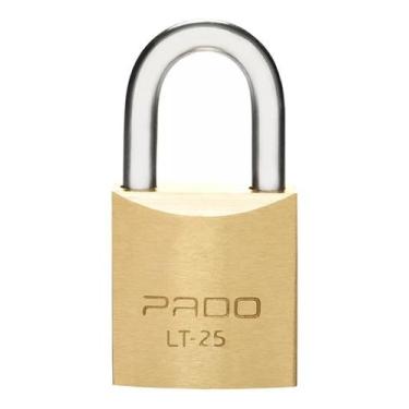 Imagem de Cadeado Segurança Casa Portão Porta Latão Pado Lt 25mm