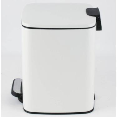 Imagem de Conjunto Lixeira Metal 30l + 5l Branco