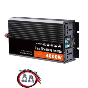 Imagem de Inversor Carregador de Onda Senoidal Pura 60V para 220V 4000W DC 12V 24V 48V 60V Fase Dividida Entrada DC Saída AC 220V Inversor de Energia Solar de Baixa Frequência,60v to 220v 50hz
