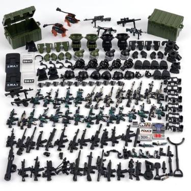 Imagem de Pacote de armas e acessórios militares da SWAT para soldados do exérci