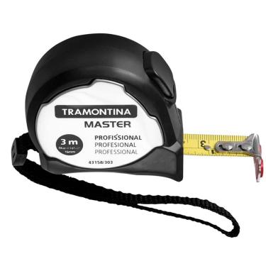 Imagem de Trena Profissional Master 3 Metros - 43158303 - TRAMONTINA
