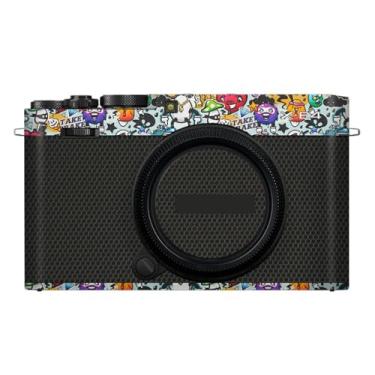 Imagem de X-E4 Premium Camera Premium Adesivo Película Protetora Anti-arranhões para FujiFilm X-E4 XE4 Decalques (Graffiti Branco)