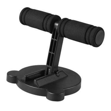 Imagem de Colaxi Barra de abdominais com ventosa para chão, suporte portátil para academia em casa, para homens e mulheres, equipamento de ginástica, auxílio para, Orelhas Pretas Fofas