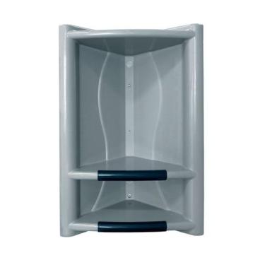 Imagem de Suporte Grande de Plástico para Utilidades Arqplast, Cinza