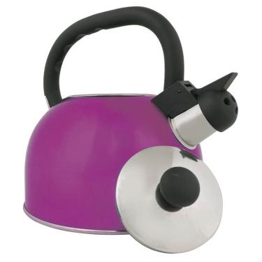 Imagem de Chaleira Mattina Em Aço Inox De 2,5 Litros Com Cores Sortidas - 7704 - Mor Chaleira Inox Mattina 2,5 L Mista Mor 7704