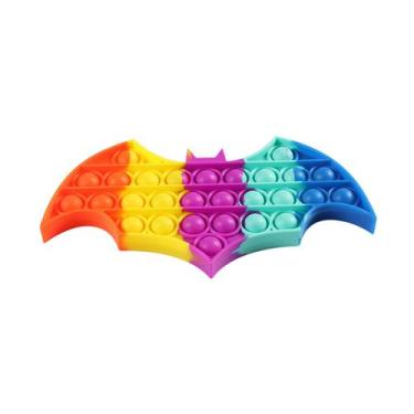 Imagem de Halloween Bat Shape Push Bubble Brinquedo de descompressão sensorial -