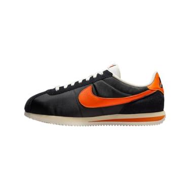 Imagem de Nike Tênis masculino Cortez Textile (HF0263-003, preto/vela/musselina/laranja segurança), Preto/Vela/Musselina/Laranja Segurança, 8