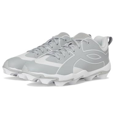 Imagem de Under Armour Tênis masculino Leadoff Icon Low Rm Baseball Cleats, (075) Cinza beisebol/branco/cinza beisebol, 41