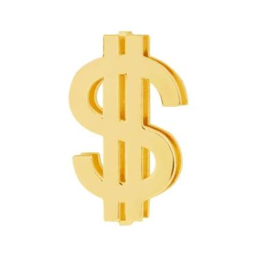 Imagem de Pingente de Aço Hit Cifrão 11.5mm Gold IPG