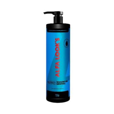 Imagem de Shaving gel hidratante menthol - alfa look's 750g