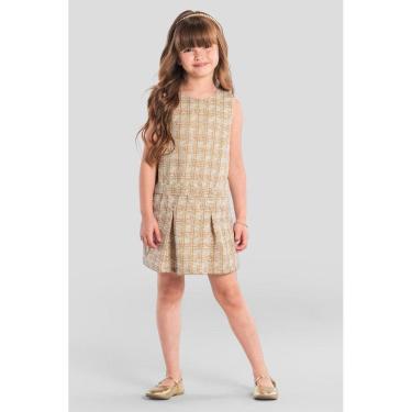 Imagem de Vestido infantil menina quadriculado Mundi