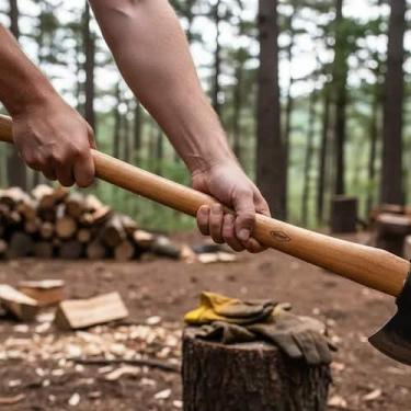 Imagem de Machado Wenzel 509 nº3,5 Estreito - Cabo de Madeira Envernizado de 970