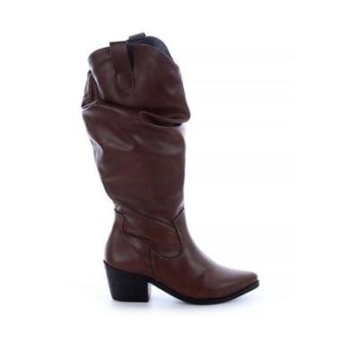 Imagem de Bota Country Slouchy Joana Marrom-Feminino