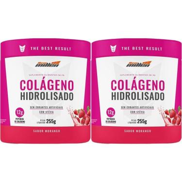Imagem de Kit 2X Colágeno Hidrolisado - 255g Morango - New Millen-Masculino