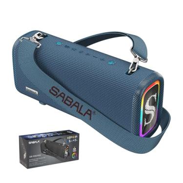 Imagem de SABALA DR-908 Pro Caixa de som,2025 Modelo Mais Recente,20800mAh 120w Subwoofer Bluetooth 5.4 IPX6 RGB 24H USB (Azul)