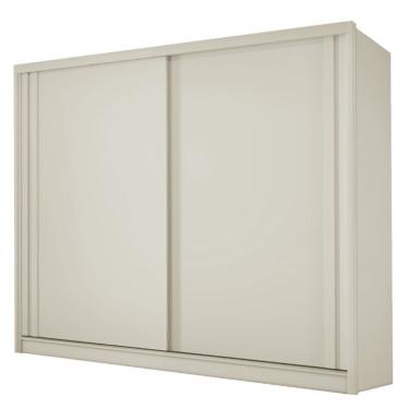 Imagem de Guarda Roupas Casal 2 Portas De Correr 4 Gavetas Flex 100% Mdf Porto Off White