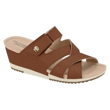 Imagem de Tamanco Feminino Anabela Modare Ultraconforto 7123.158 (Marrom, BR, Adulto, Numérico, 36)