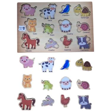 Imagem de Jogo Educativo Divertido Tabuleiro De Encaixe Criança Bebe