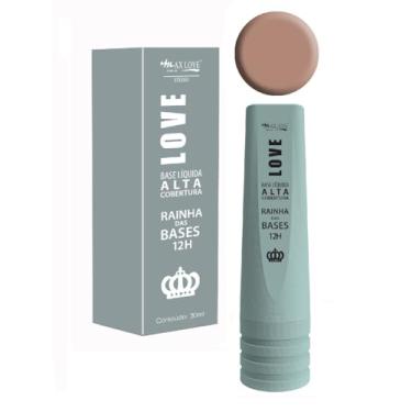 Imagem de Base Líquida Alta Cobertura Rainha Das Bases 12 Horas Cor 616,Max Love