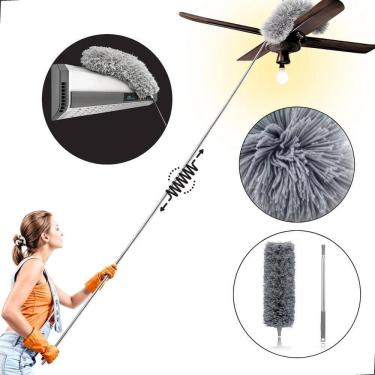 Imagem de Espanador De Pó Cabo Longo Extensível 2,80M Eletrostático