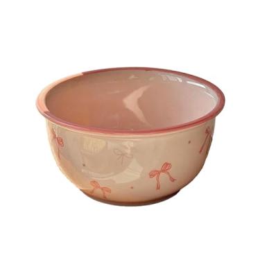 Imagem de Prato de cerâmica redondo sob o vidrado doméstico requintado resistência a altas temperaturas - "pó" - tigela de sopa de macarrão de 15 cm