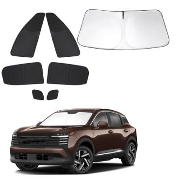 Imagem de Fannyc Para-brisa Para-brisa Carro Para-brisa Dobrável Cobertura de Janelas Completa Ajuste Personalizado para 2025 2026 Acessórios Cortinas de Janela de Carro Bloquear Sol Raios UV 7PCS