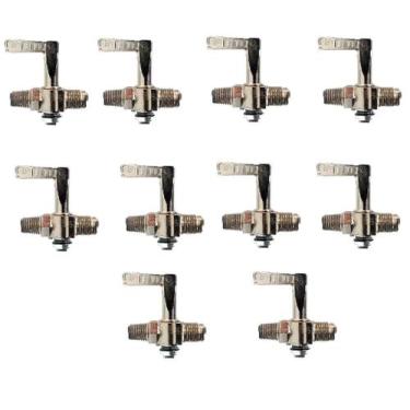 Imagem de 10 Registros Fogão Forno Semi Industrial Apis Tipo L GLP E GN - AZ135