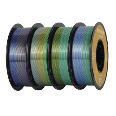 Imagem de Filamento de impressão 3D Kingroon Silk PLA, pacote de 1,75 mm e 4 kg