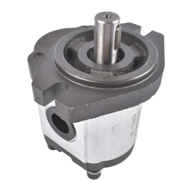 Imagem de Getanye Bomba de engrenagem hidráulica 4-12 GPM 3/10.2 cm eixo com chave 10/12 SAE A-2 Parafusos 600-3000 RPM CW Flange de ferro fundido - Esquerda