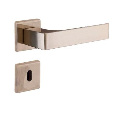 Imagem de Fechadura Interna Reta Roseta S40 Latonado Quadratta Aliança