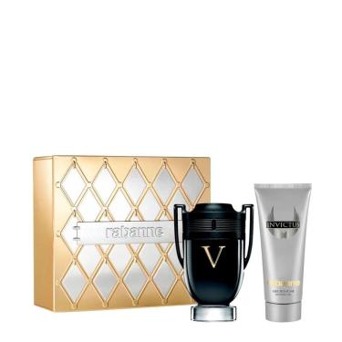 Imagem de Kit Rabanne Invictus Victory Masculino - Edp 100ml + Sg 100ml