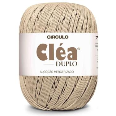 Imagem de Fio Linha Clea Duplo 508m Círculo 150g Ideal Crochê E Tricô (7650 - AMENDOA)