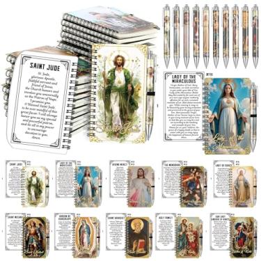 Imagem de Humyoun 20 peças, presentes religiosos católicos, cadernos espirais com caneta, diário cristão, presentes de batismos, presente de Natal para membros da igreja, grupos de estudo da Bíblia, famílias