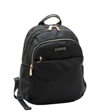 Imagem de Mochila Feminina Original Twill Nylon Costas Chenson 84939 Preto-Feminino
