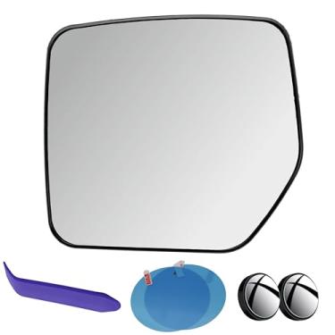 Imagem de EAP Vidro espelhado lateral do motorista compatível com Dodge Nitro 2007-2011, Jeep Liberty 2008-2012, aquecido, 68003927AA 68003929AA, 68003879AA