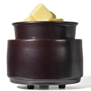 Imagem de QCYBDGLOV Aquecedor elétrico de cerâmica para derretimento de cera e derretimento de óleo de cubo fofos aquecedores pequenos aromaterapia para queimador decorativo doméstico derrete vela perfumada