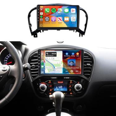 Imagem de Rádio de carro estéreo para Nissan Juke 2011-2016 2 + 64G, tela sensível ao toque de 22.9 cm/Android 13/Wireless CarPlay/Android Auto/DSP EQ/Navegação GPS/WiFi/Bluetooth/FM/RDS/SWC/HD
