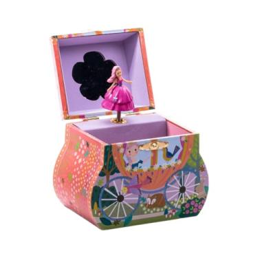 Imagem de Floss & Rock Caixa de joias musical de conto de fadas com estatueta giratória, armazenamento de joias infantis