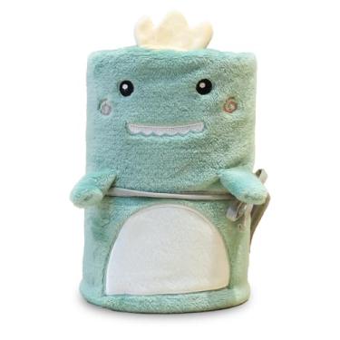 Imagem de Cobertor infantil fofo e fofo de 102 cm × 167 cm para meninos, bebês e crianças, manta de lã macia para berço, berço, carrinho de bebê, presente perfeito para chá de bebê, aniversário e recém-nascido