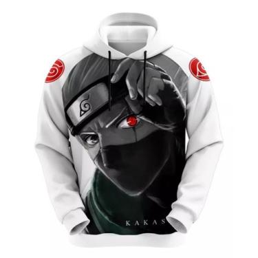Imagem de Blusa Moletom Kakashi Sharingan Mangekyou Raikiri - Mundo Sublimado, X