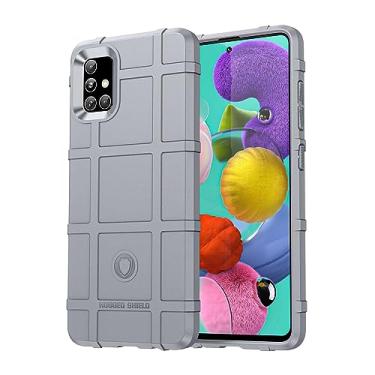 Imagem de IDEWEI Capa para Samsung Galaxy M40S, fibra de carbono refinada, anti-queda, anti-impressões digitais, proteção integral. A capa do telemóvel é compatível com Samsung Galaxy M40S